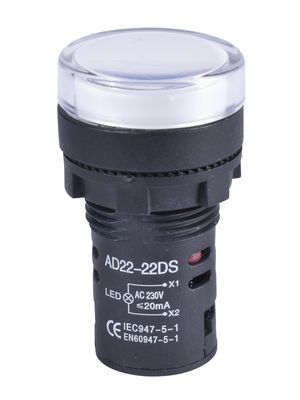 951WW3Z, Sloan LED IndicatorScrew Fixed White AC 230V