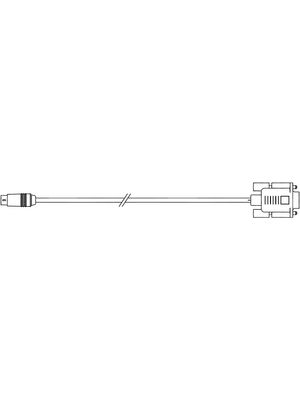 Câble de connexion, Mini DIN 8 broches vers DB9, 3 m