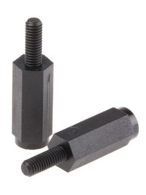 Standoff, M3 Thread, 15mm Body, Nylon, Male/Female