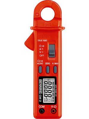 CM2 | Benning Current Clamp Meter, TRMS AC + DC, 40MOhm, LCD, 300A ...