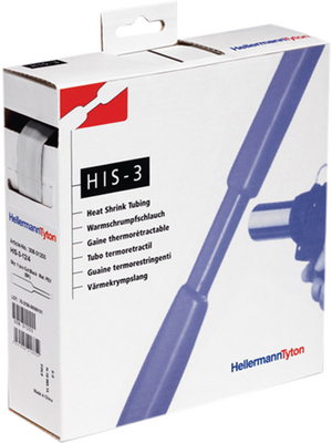 Heat-Shrink Tubing 3:1, 4 ... 12mm, Transparent, Polyolefin, 5m