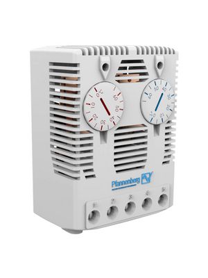 Twin Thermostat AC 0 ... 60°C 1 NC / 1 NO