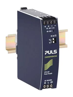 Alimentation pour rail DIN 93.5% 48V 2.5A 120W Réglable IP20 CP