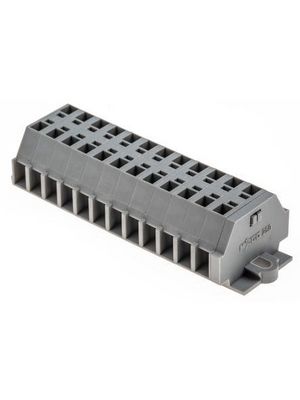 Wago 260 Series Grey Terminal Strip, 1.5mm², Single-Level, Cage Clamp Termination