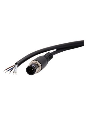 Circular Connector, M12, Plug, Straight, Poles - 5, Solder, Cable Mount Circular Connector, M12, Plug, Straight, Poles - 5, Solder, Cable Mount
