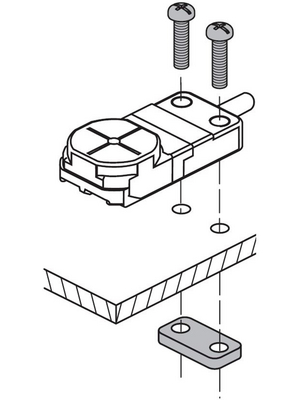 Msgxl Panasonic Monteringsf Ste F R Gx Gx F H Proximity Sensor