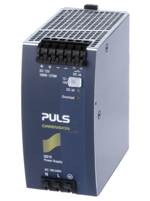 QS10.121 | Puls DIN Rail Power Supply 92% 12V 15A 180W Adjustable