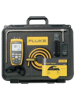 FLUKE 922/KIT | Fluke Air Velocity Tester, 1 ... 80m/s, 0 ... 50°C ...