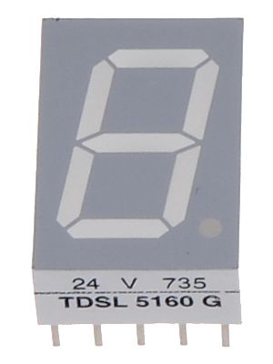 LED 7-Segment Displays, Low Current, 7/10/13 mm