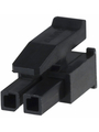 Straight Crimp housing, 3 mm, 2 Pole